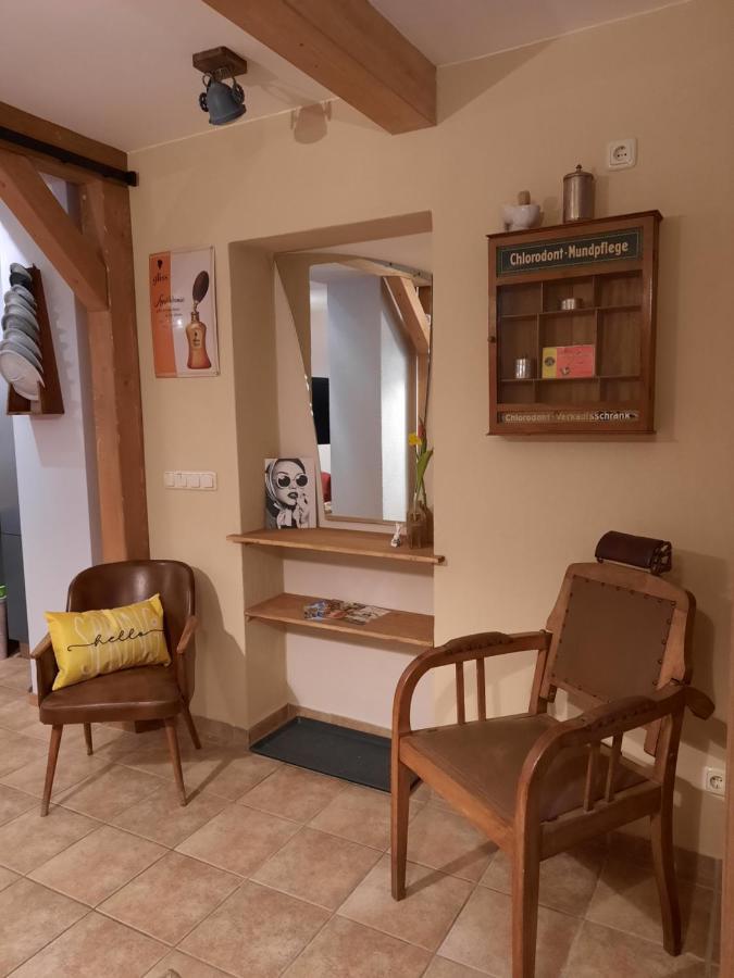 Urlaub Im Friseursalon Lägenhet Sebnitz Exteriör bild
